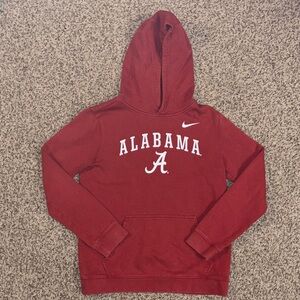 Nike Crimson Alabama Hoodie Size Youth Large